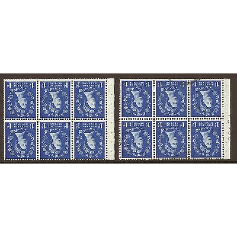 SB30a (ab) 1d Wilding Crowns on Cream variety - spot on d UNMOUNTED MINT MNH