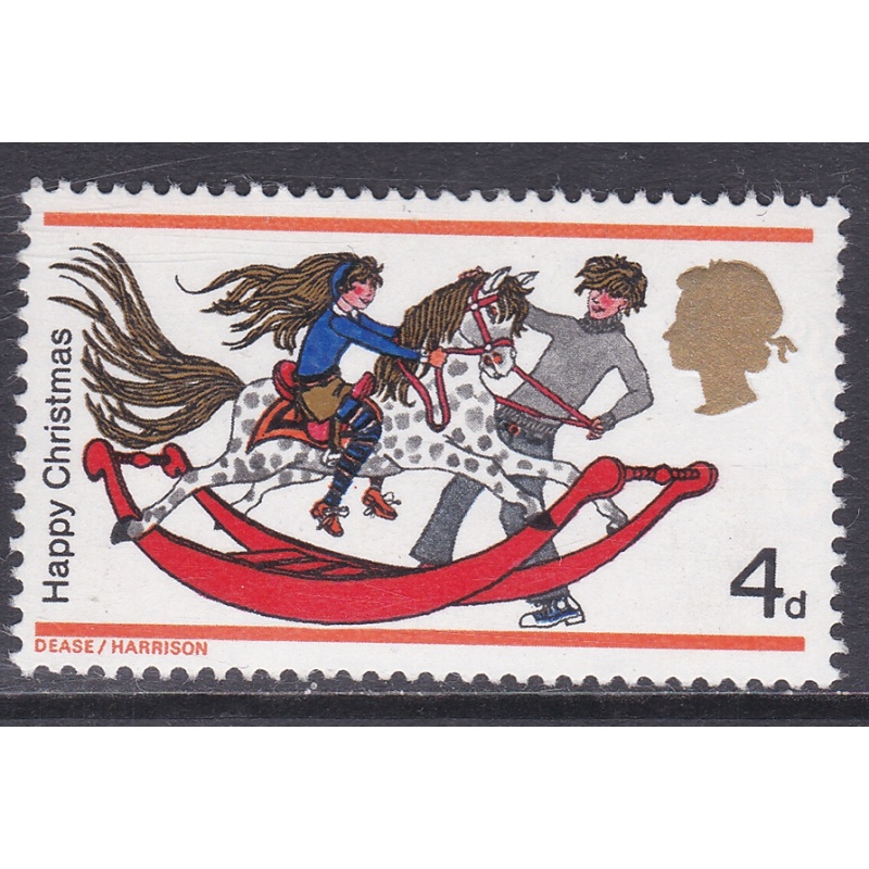 1968 Sg775Ey 4d Christmas Missing Phosphor UNMOUNTED MINT [SN]