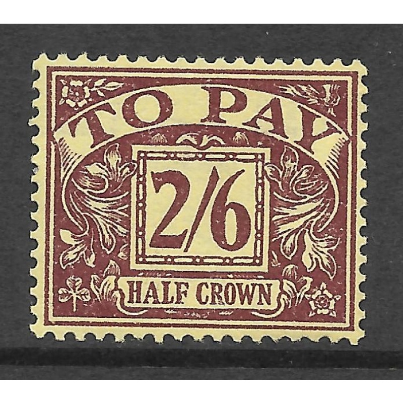 D45 2 6 Tudor Crown Wmk Postage due UNMOUNTED MINT MNH