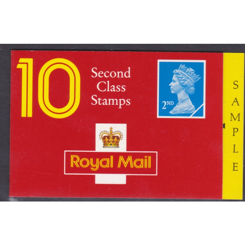 HC7 Walsall sample booklet no stamps or barcode on back for shop display