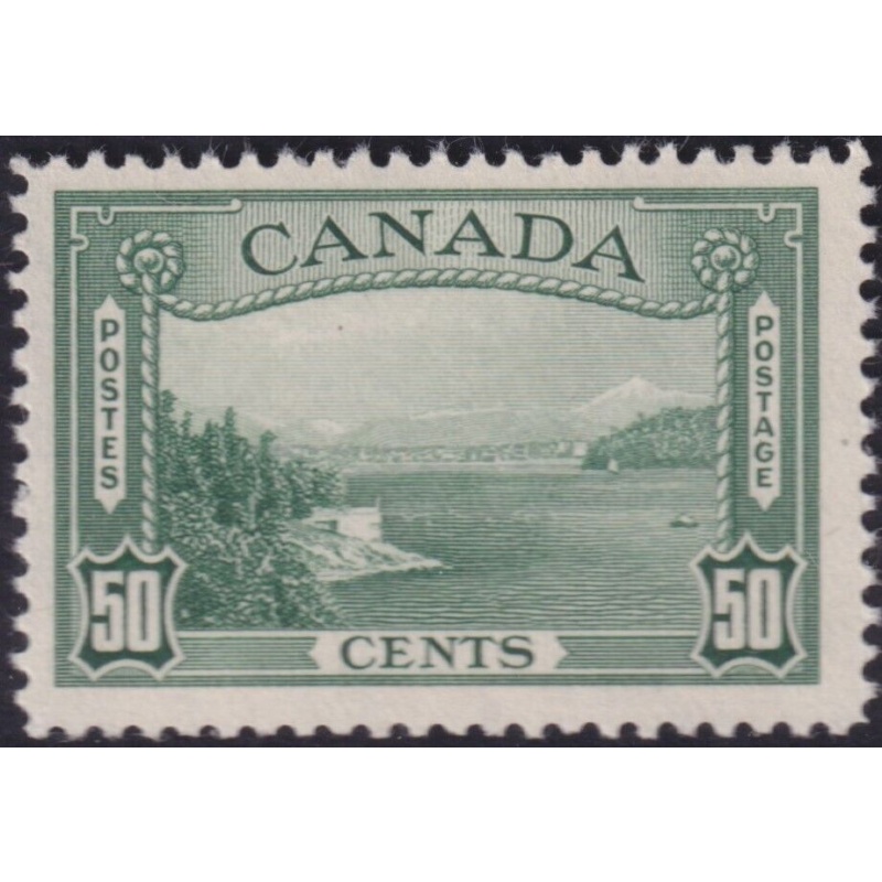 Canada 1938 KGVI 50c Vancouver Harbour MUH