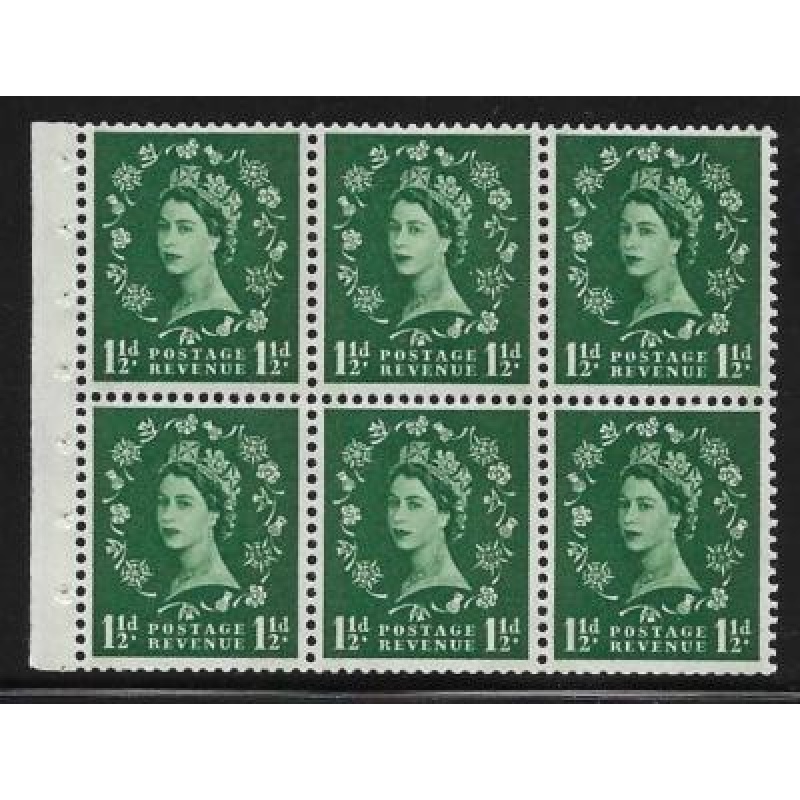SB72 Wilding pane Blue Phos perf type I UNMOUNTED MNT MNH