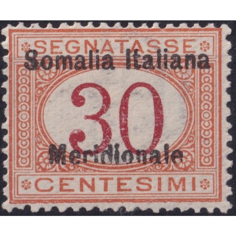 Italian Somaliland 1906 30c Postage Due MH