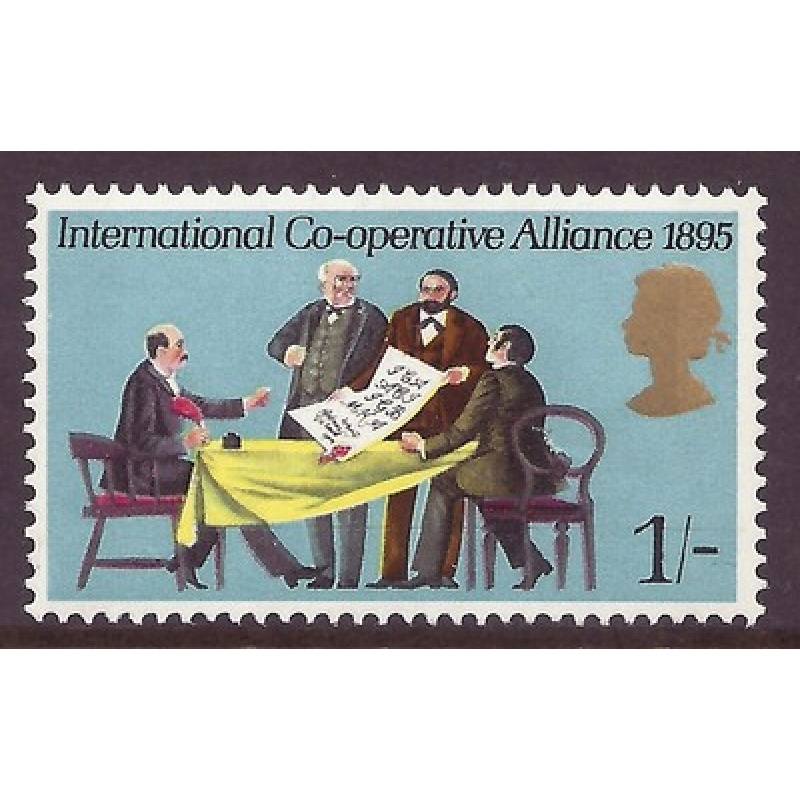 Sg 821c 1970 1 - Anniversaries Variety Green omitted UNMOUNTED MINT MNH