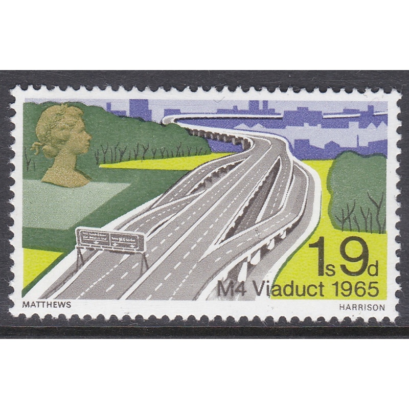 Sg 766c 1968 Bridges 1 9 - Phosphor Omitted stamp - UNMOUNTED MINT