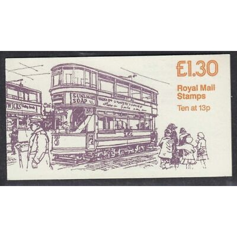 FL6b 1984 Trams book No.4 - London Folded Booklet - Good perfs