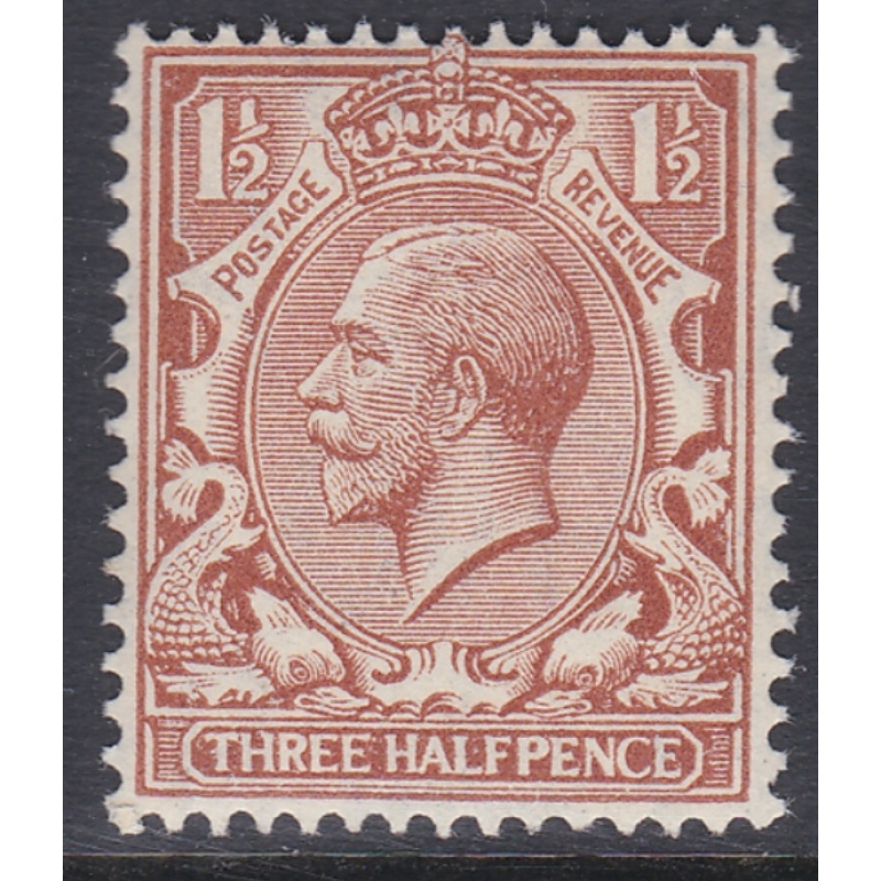 N35(8) Yellow Brown 1d Block Cypher Single Stamp UNMOUNTED MINT