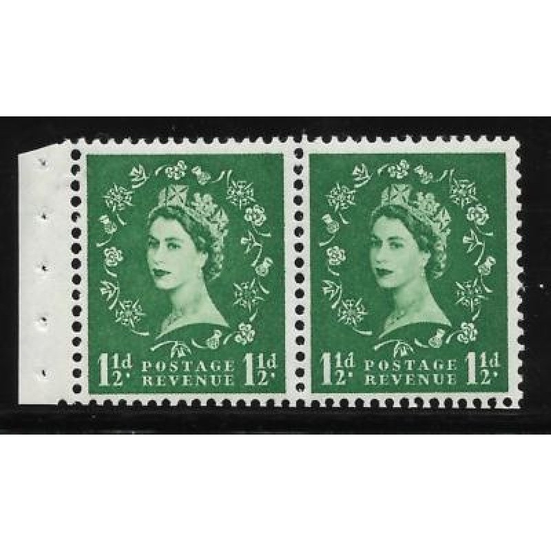 SB61 Tudor Wilding booklet pane perf type E(v) UNMOUNTED MNT