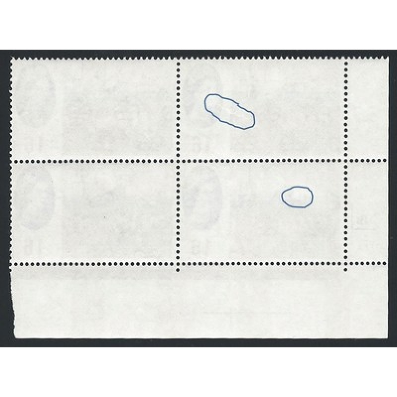 1964 Geographical 1 6 Phos Cylinder Block With Narrow Bands - MNH