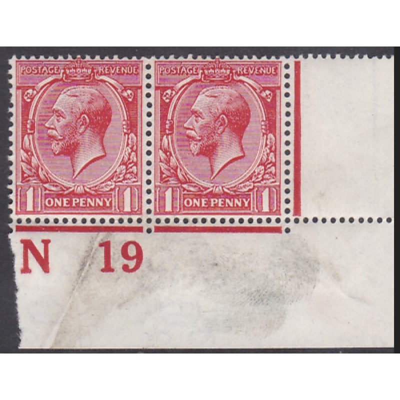 N16(4) 1d Deep Scarlet Royal Cypher N 19 UNMOUNTED MINT MNH