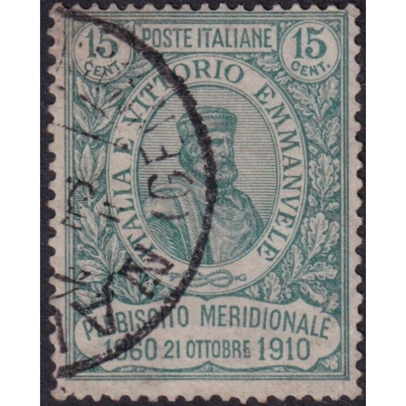 Italy 1910 15c National Plebiscite of Southern States VFU
