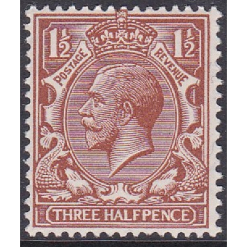 N18(10) 1d Yellow Brown Royal Cypher single stamp UNMOUNTED MINT