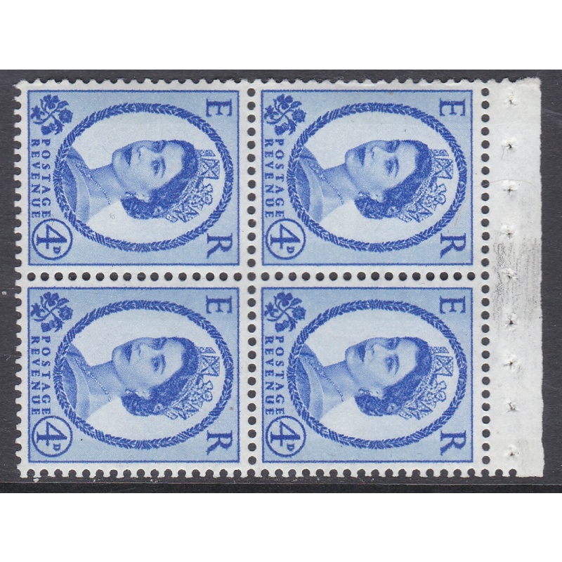 SB110a Wilding booklet pane Violet crown Right perf AP2e UNMOUNTED MNT
