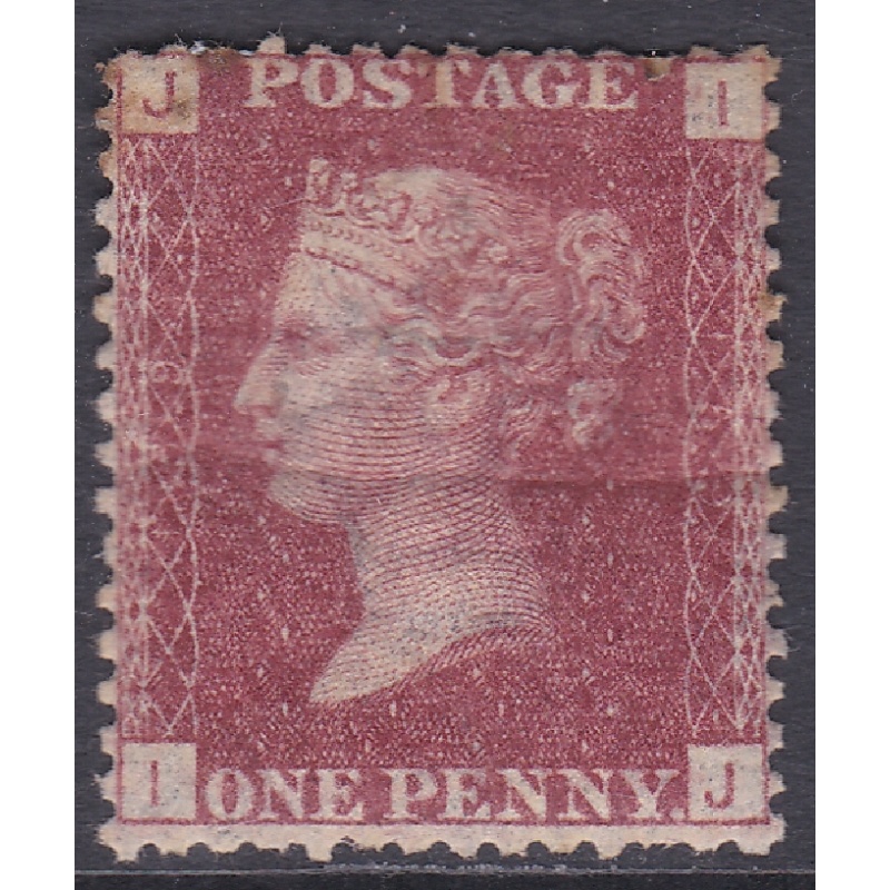 SG 43 1d Penny Red Lettered I-J plate 159 MOUNTED MINT