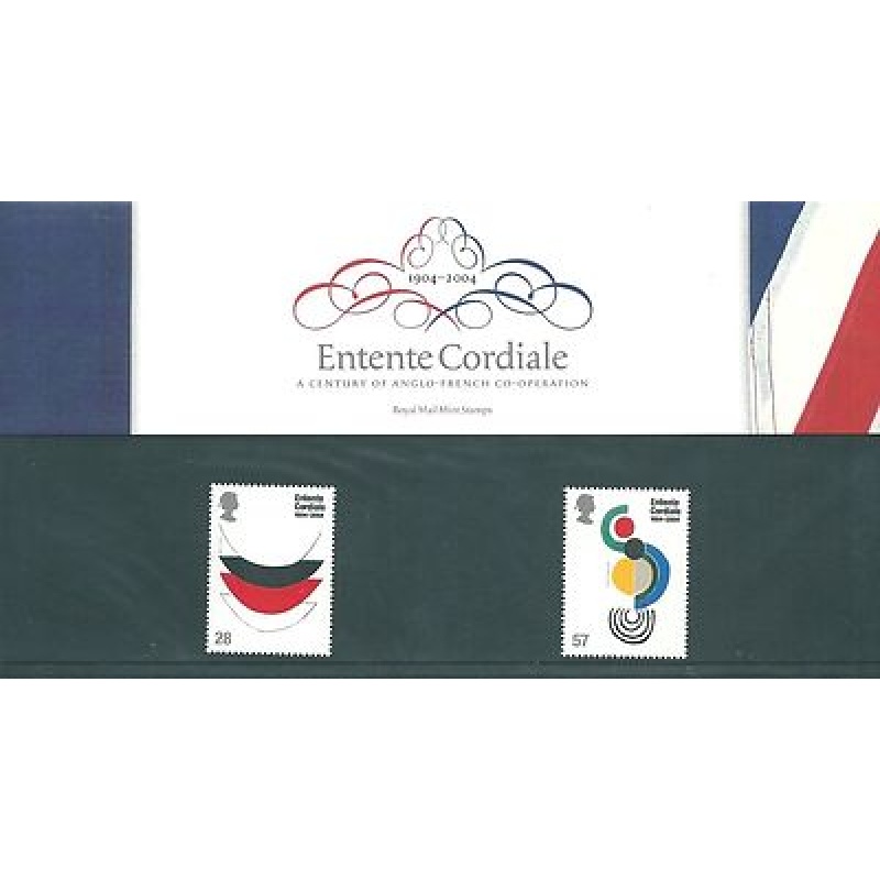 2004 Entente Cordiale Presentation pack UNMOUNTED MINT