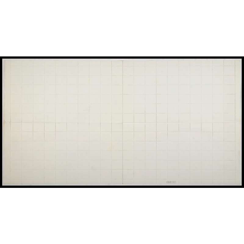 Decimal QEII Full Sheet of 240 blank PVA gum stamps UNMOUNTED MINT