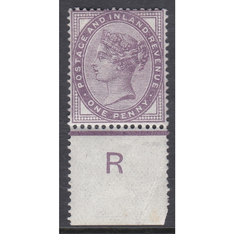 1d lilac control Weak R perf single UNMOUNTED MINT