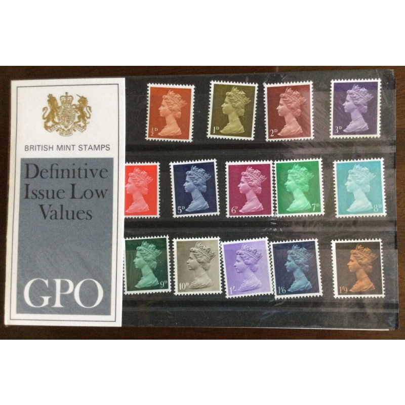1971 Low Value Definitive Presentation pack UNMOUNTED MINT