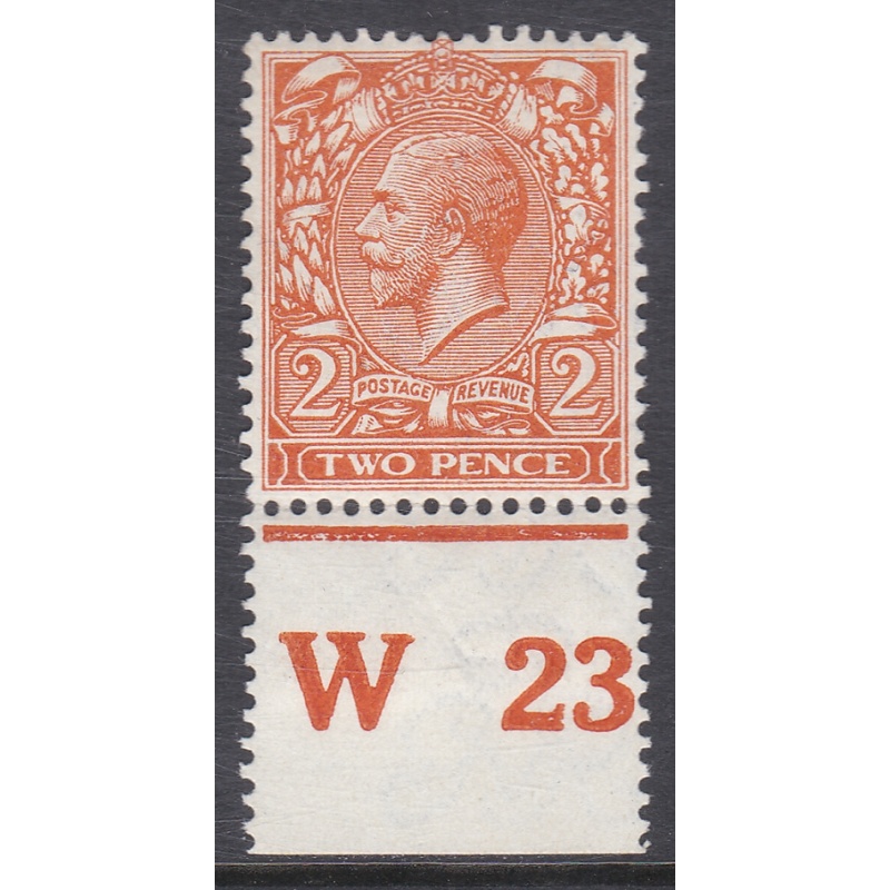 N20(4) 2d Bright Orange Royal Cypher control W 23  Perf UNMOUNTED MINT