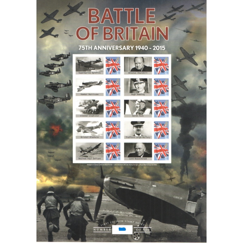 GB 2015 BC-476  battle of britain smiler sheet no. 347 UNMOUNTED MINT/MNH