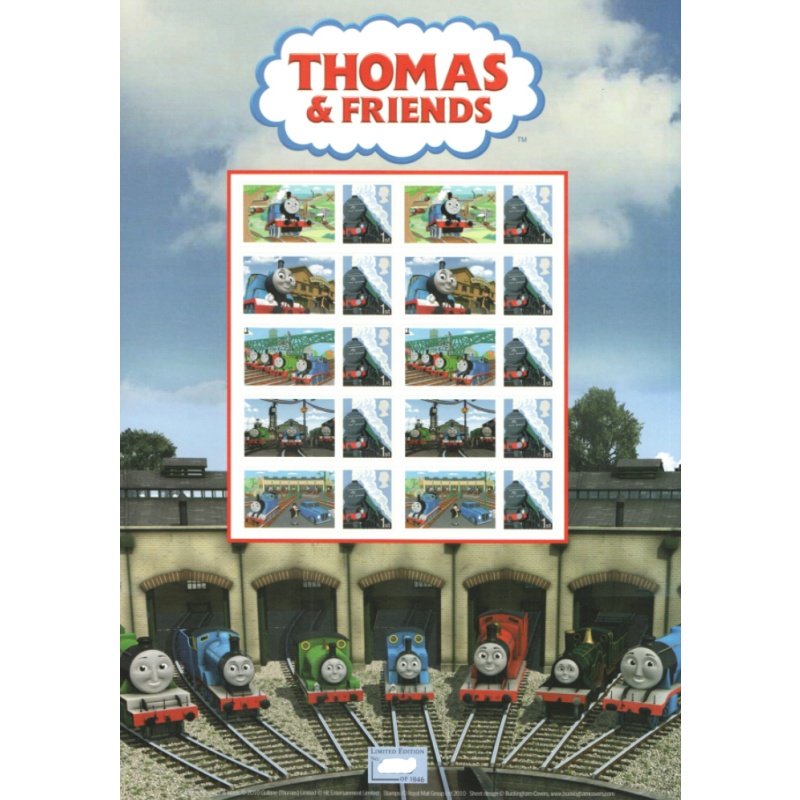 BC-343 2011 Thomas  Friends no. 528 Smiler Sheet  UNMOUNTED MINT