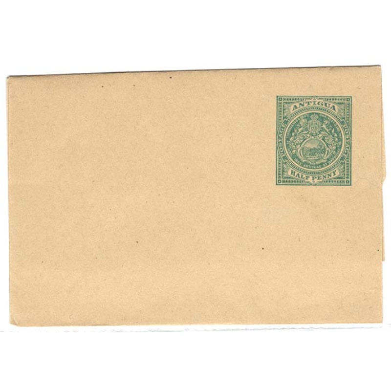 Antigua 1903 ½d green/buff wrapper fine unused