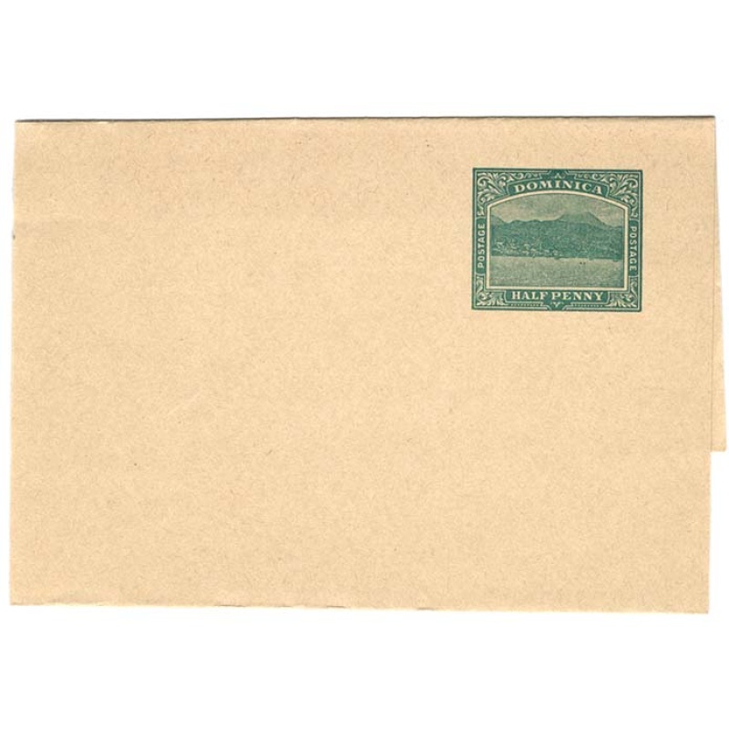 Dominica 1902 ½d postal wrapper fine unused, HG1