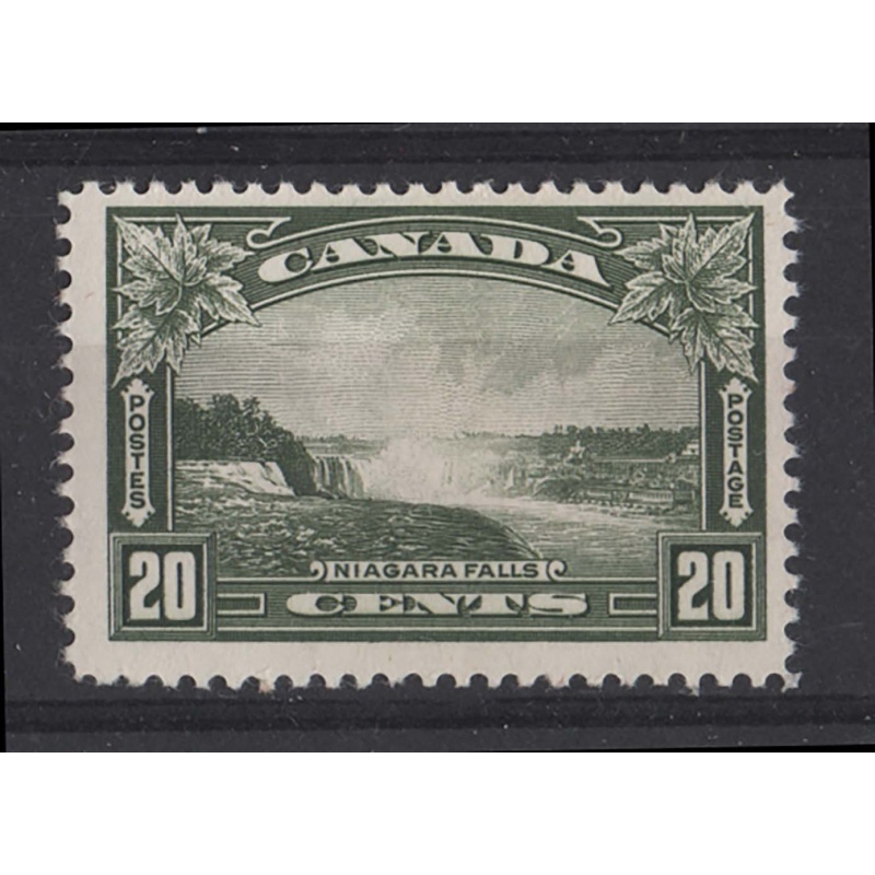Canada 1935 20c olive-green Niagara Falls sg349 very fine mint cat £25