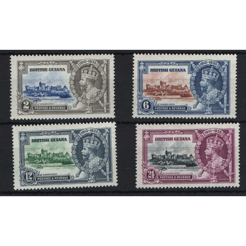 British Guiana 1935 Silver Jubilee set fine mint
