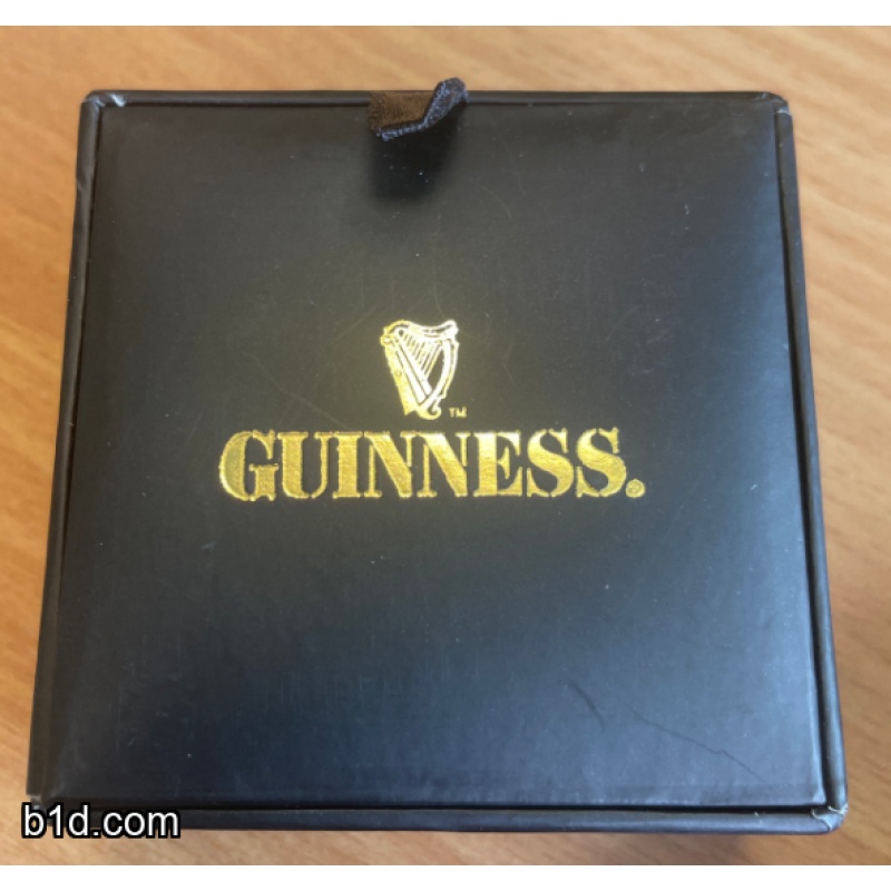 Mine's a Guinness ltd ed badge number 0241 of 1500 in box with card - scarce
