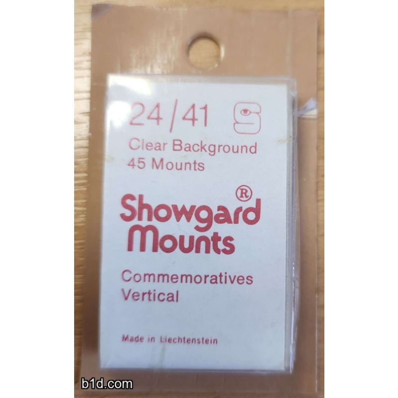 Showgard 45 24x41mm mounts CLEAR sealed pack
