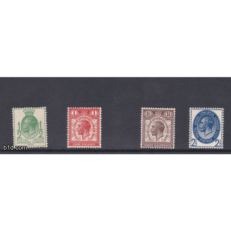 1929 puc set of 4 stamps mounted mint