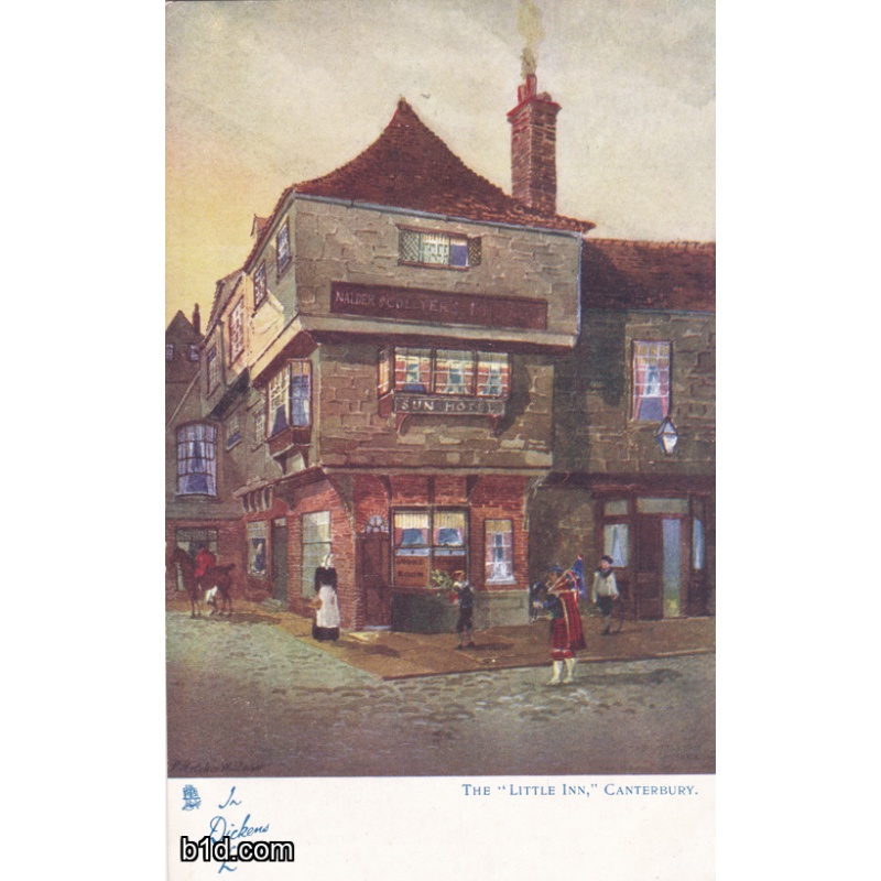 The "little inn", canterbury Unused postcard