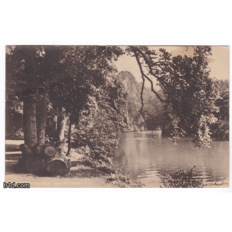 Lovers walk Matlock Bath Postcard Used