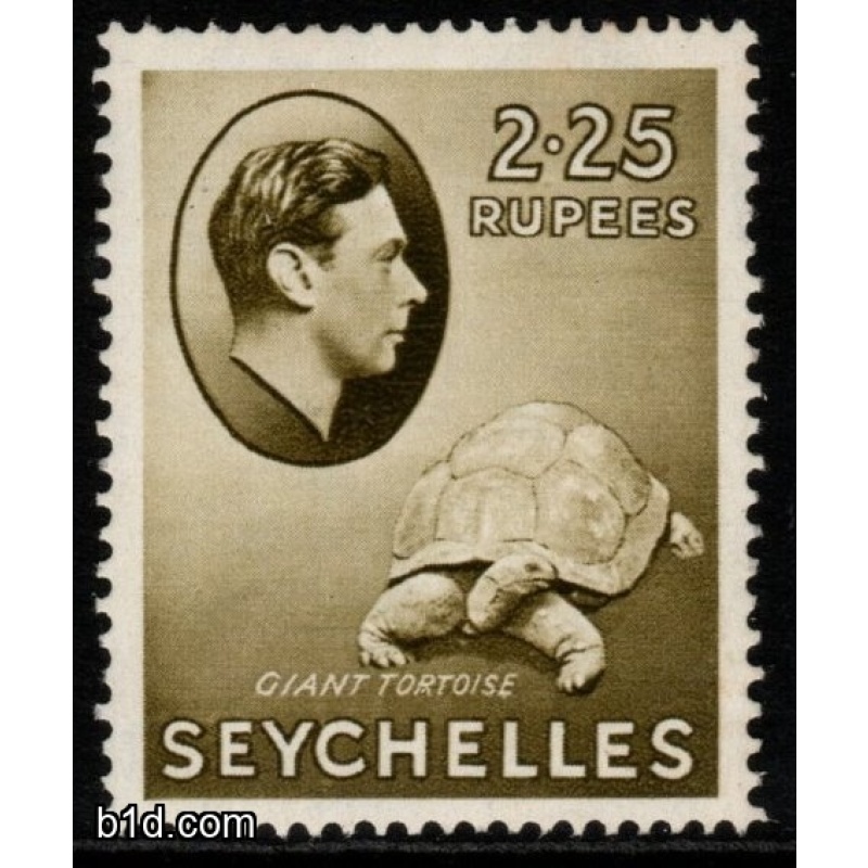 SEYCHELLES SG148 1938 2r25 OLIVE MTD MINT